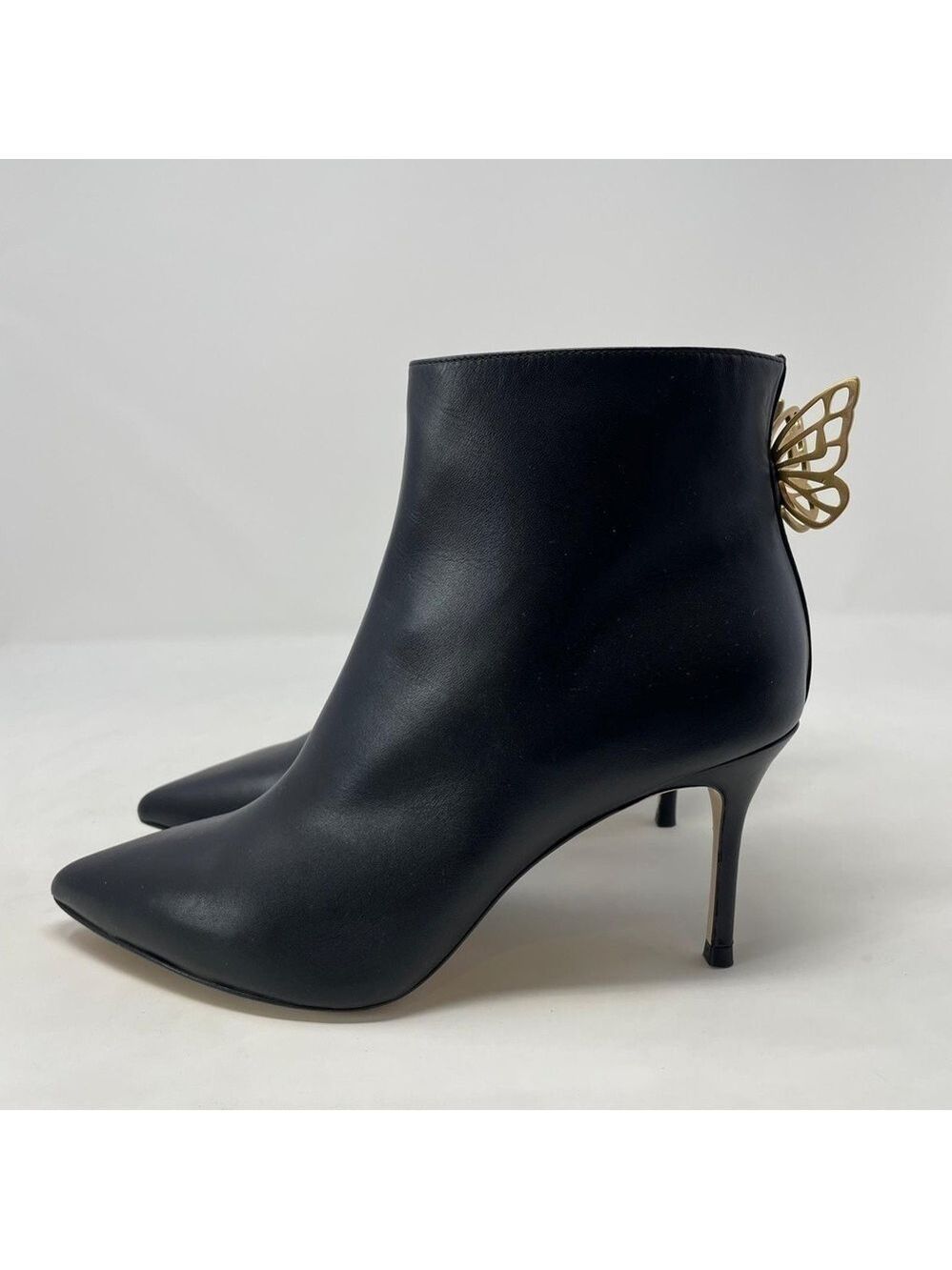 Sophia Webster Mariposa Butterfly Ankle Boots in Black Leather - NWT - Picture 9 of 13